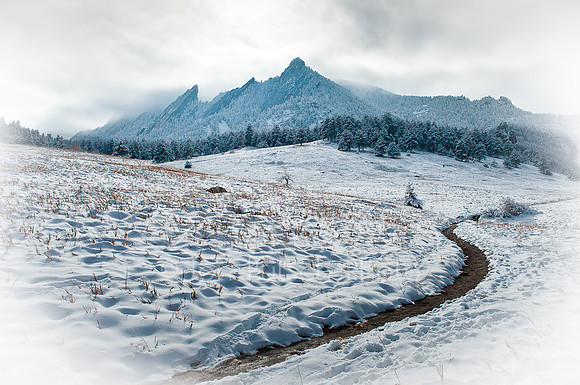 Chatauqua Park Trail (alternate - white vignetting)